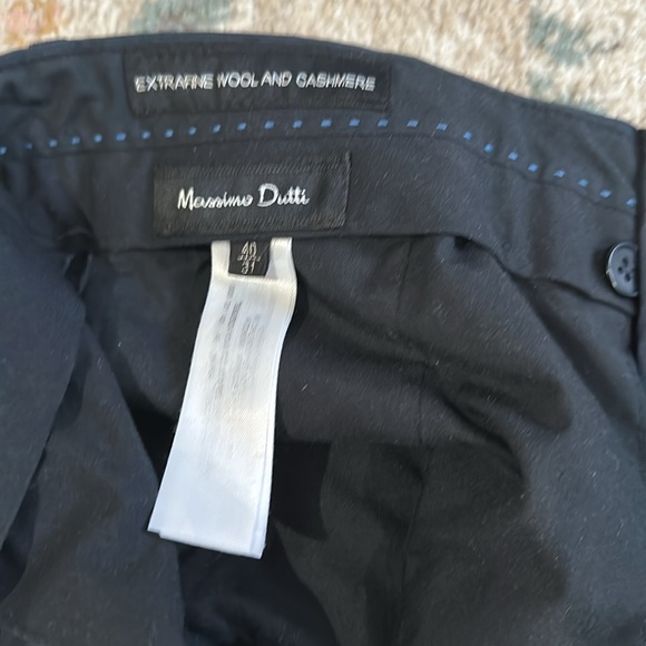 Massimo Dutti Wool and Cashmere Suit Navy Blue - Picture 10 of 15